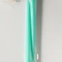 Набор свечей античных 25 см, 2 шт., 58 г, 7 ч, мятный