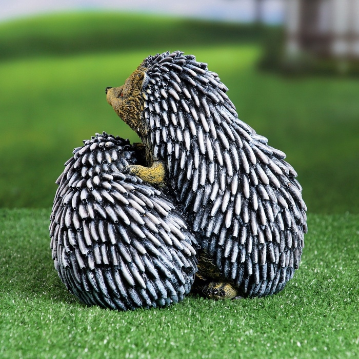 Садовая фигура из гипса «Семейтсво ежей», 20×19×22 см