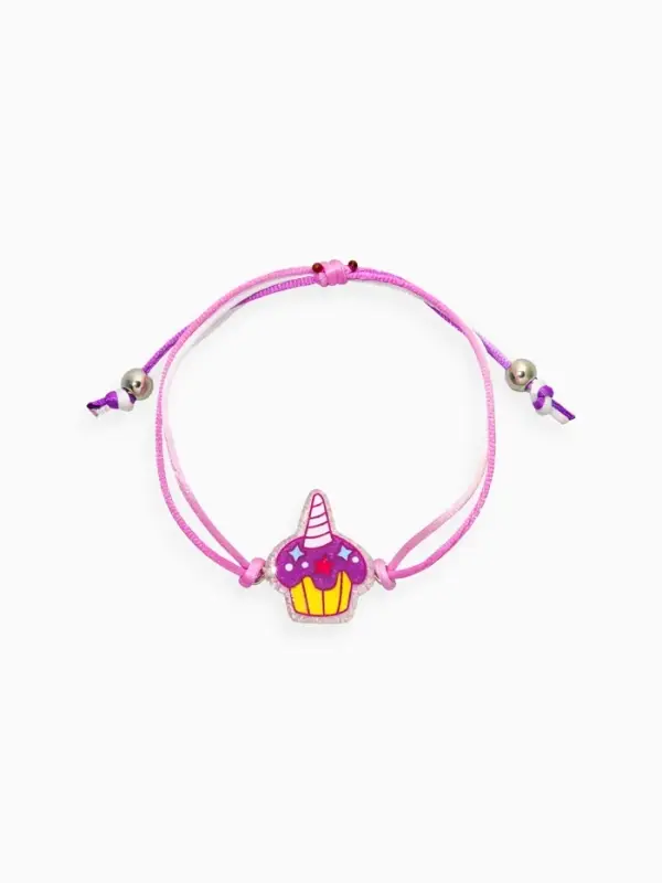 Браслет детский набор 3 шт. "Выбражулька" котик, единорог, силиконовый, разноцветный