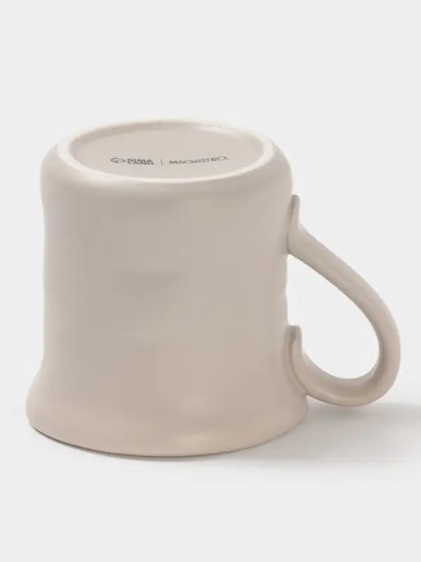 Кружка Magistro Potter, 350 мл, фарфор, светло-серый