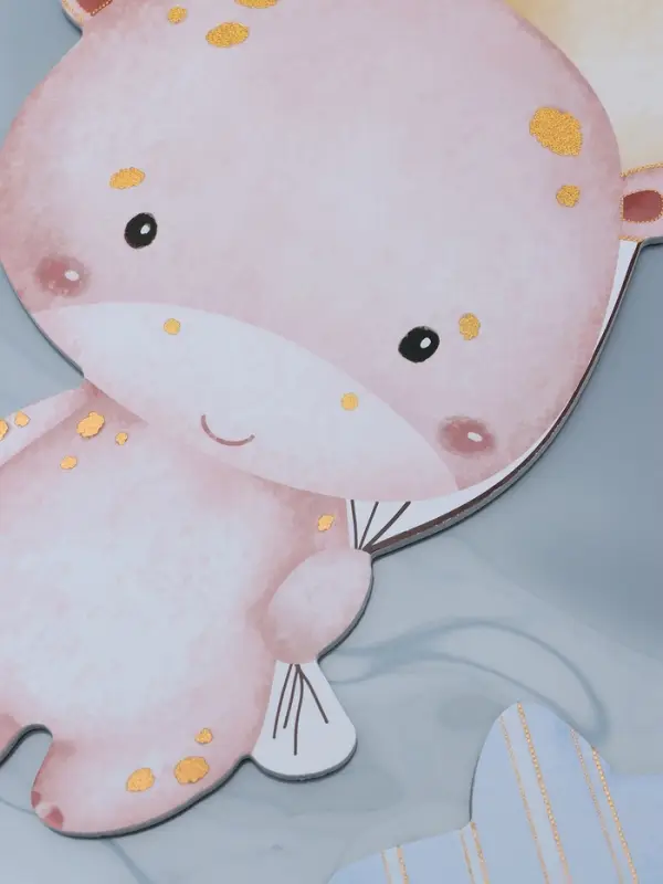 Наклейка интерьерная Наклейка интерьерная "Зверята" 31х60 см