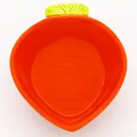 Миска &laquo;Морковь&raquo;, 30 мл, 10&times;13&times;3.8 см, керамика, оранжевая