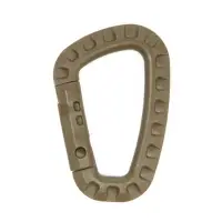 Карабин тактический D-образный ТУНДРА, 84х56х7 мм, цвет хаки