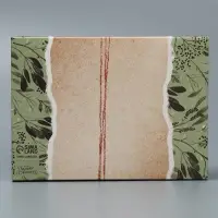 Коробка подарочная складная конверт, упаковка, «Эко», 22 х 16 х 5 см