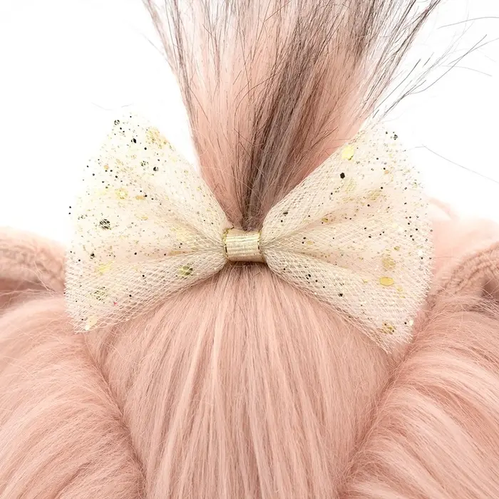 Мягкая игрушка Lucky Yoyo, в золотом пуховике, с каркасом 37 см