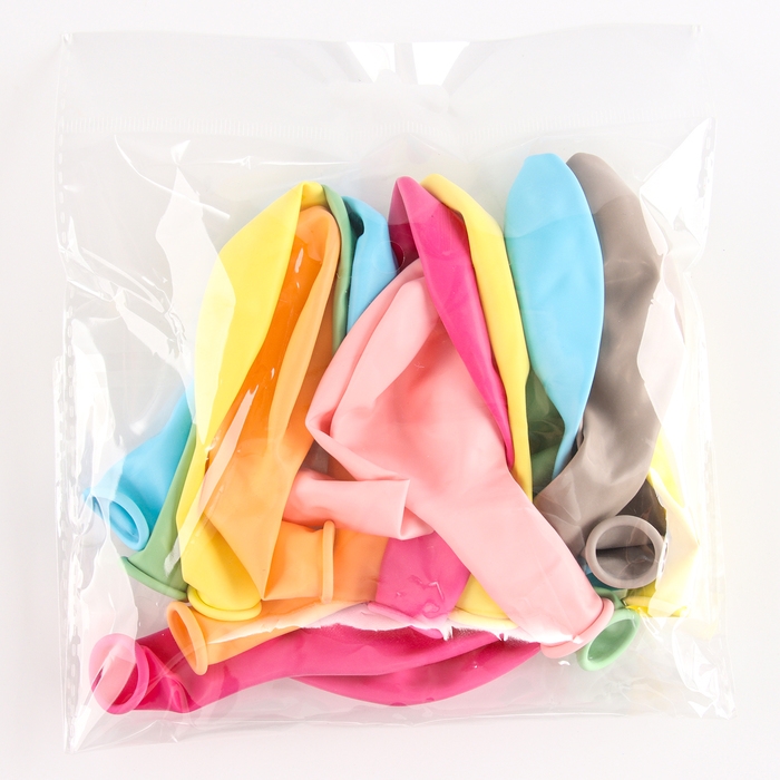 Шар латексный 12 Шар латексный 12" «Макарун», пастель, набор 15 шт., МИКС