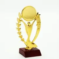 Наградная фигура "Лавры и звезды", 17,5 х 9,5 х 6.5 см