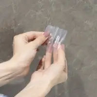 Крючок держатель самоклеящийся Доляна, 2 детали, 5.7×5.7×1 см, прозрачный