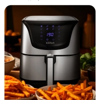 Аэрогриль с поддоном для фри КТ-2232 - 5.4 л - 1700Вт Аэрогриль с поддоном для фри КТ-2232 - 5.4 л - 1700Вт