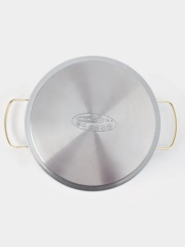 Кастрюля 5,5 л "ЭЛИС ГОЛД" ф24х13,5 см