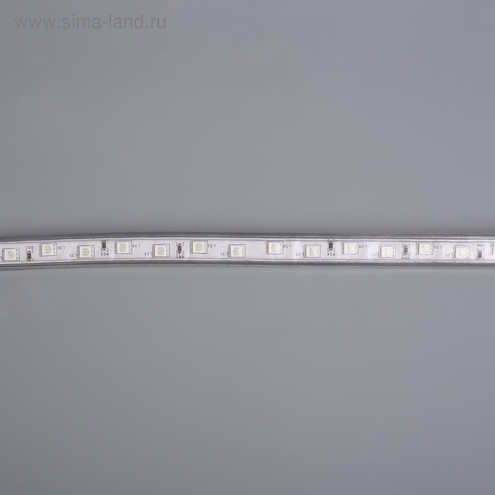 Светодиодная лента Ecola 14 × 7 мм, 50 м, IP68, SMD5050, 60 LED/м, 14.4 Вт/м, 220 В, свечение RGB Светодиодная лента Ecola 14 × 7 мм, 50 м, IP68, SMD5050, 60 LED/м, 14.4 Вт/м, 220 В, свечение RGB