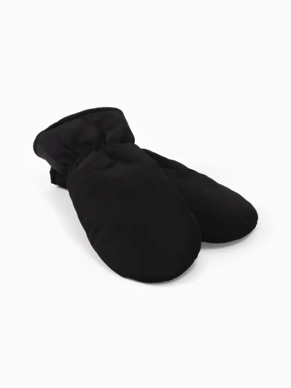 Варежки зимние мужские непромокаемые  р-р 25 см цв.чёрный