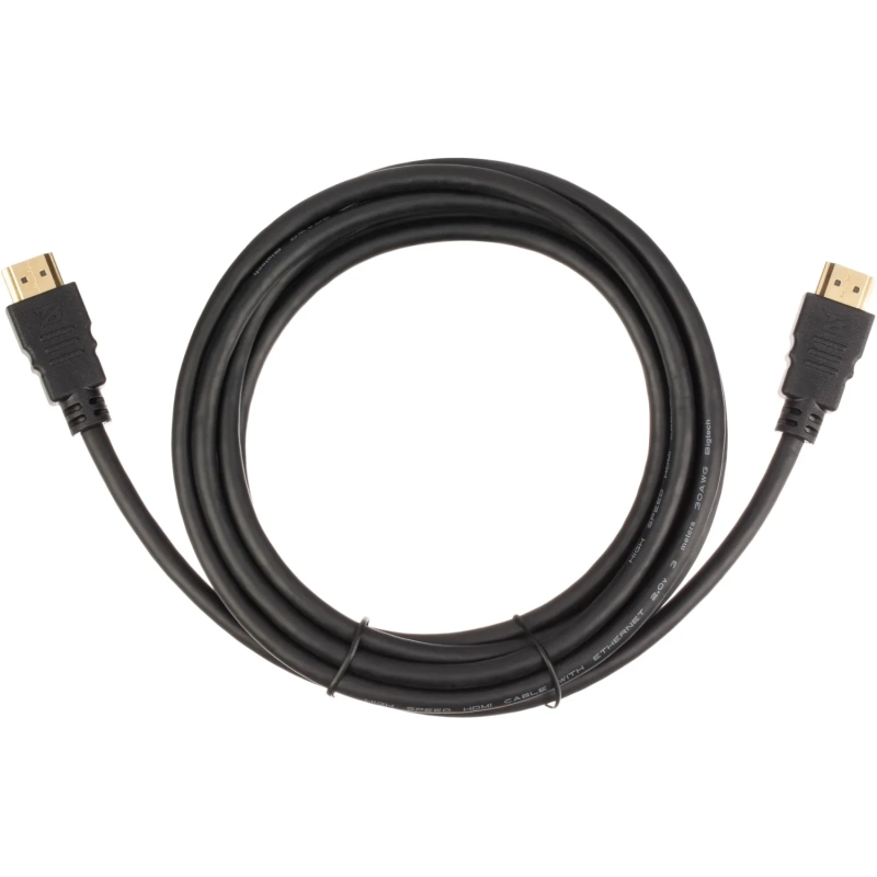 Кабель Bigtech (OAVDC13) HDMI 4K 2.0 M/M, 3м, чер.