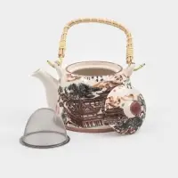 Чайник заварочный &laquo;Веера&raquo;, 900 мл, металлический фильтр, керамика