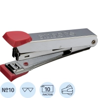 Степлер Attache MOMENT (№10) до 10 лист. красный антистеп