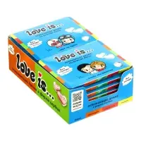 Освежающие конфеты Love is...в форме сердца со вкусом мяты, в блистере и обечайке, 10.8 г