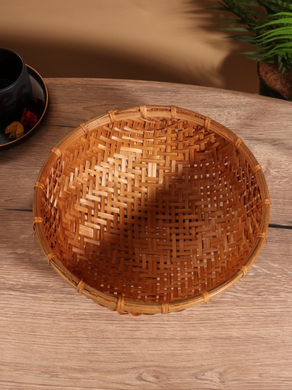 Чаша плетеная, 26 см, бамбук