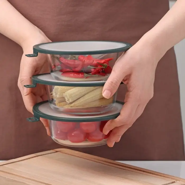 Вакуумная крышка для посуды Доляна, d=16 см, цвет зелёный Вакуумная крышка для посуды Доляна, d=16 см, цвет зелёный