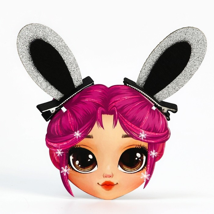 Заколки ушки новогодние «Самой обаятельной», на Новый год, 1 х 5 х 9 см Заколки ушки новогодние «Самой обаятельной», на Новый год, 1 х 5 х 9 см