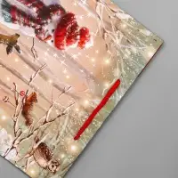 Пакет подарочный новогодний ламинированный, &laquo;Новогодняя ночь&raquo;, 26&times;12&times;32 см