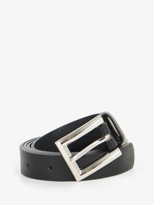 Ремень женский, 110&times;2.3 см, классическая пряжка металл, серебристая, чёрный