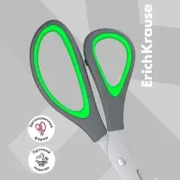 Ножницы ErichKrause "EasyCut+ Ergo", эргономические ручки. для левшей, 17 см, МИКС