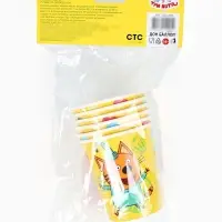 Стаканы  "Три Кота. Праздник для котят" 6 шт.