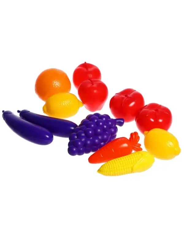 Игровой набор &laquo;Овощи, фрукты&raquo;, 12 штук, МИКС