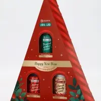 Гель для душа Happy New Year, набор 3 шт х 100 мл, URAL LAB Гель для душа Happy New Year, набор 3 шт х 100 мл, URAL LAB