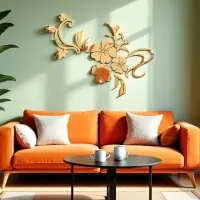 Набор наклеек интерьерных TAKE IT EASY &laquo;Цветы&raquo;, декор настенный, панно, 124&times;165 см