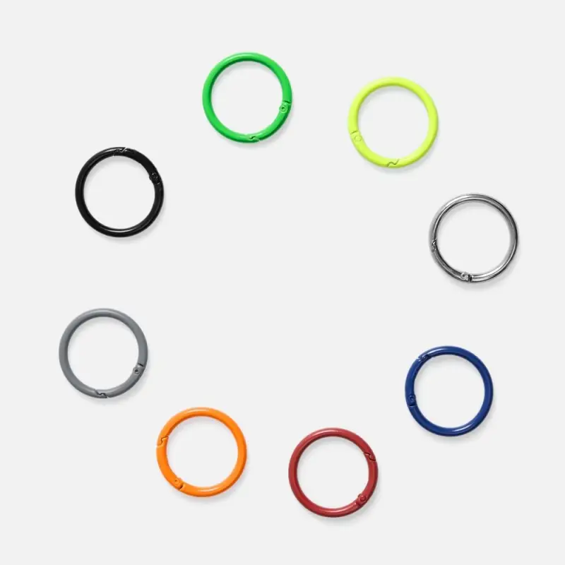Карабин-кольцо Claus, L, зеленый неон Карабин-кольцо Claus, L, зеленый неон
