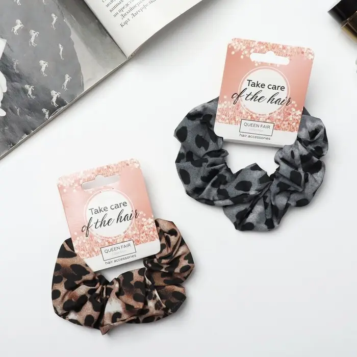 Резинка для волос Резинка для волос "Орбита" яркий лео,10 см, микс