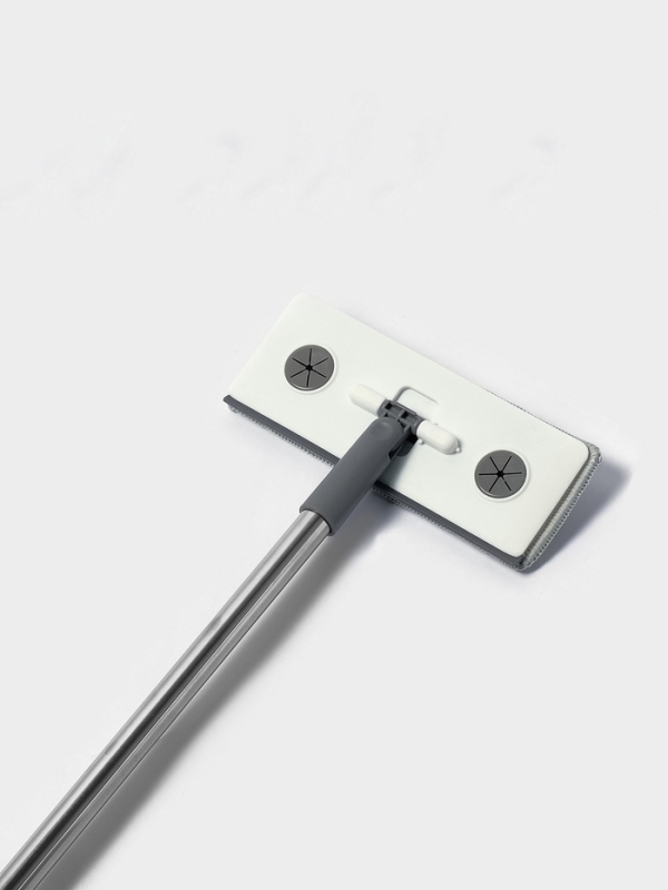 Швабра для стен и окон, со сгоном, стальная ручка, 2 насадки микроф 20х8х85 см Швабра для стен и окон, со сгоном, стальная ручка, 2 насадки микроф 20х8х85 см