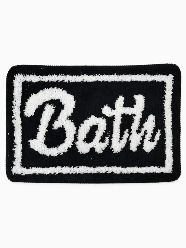Коврик для ванной и туалета SAVANNA Bath, 40&times;60 см, чёрный