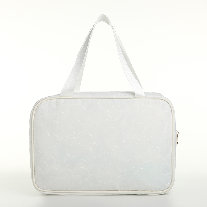 Косметичка на молнии, цвет белый Косметичка на молнии, цвет белый