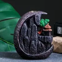 Подставка для благовоний TAKE IT EASY &laquo;Деревенька в горах&raquo;, стелющийся дым, 11&times;7&times;12 см