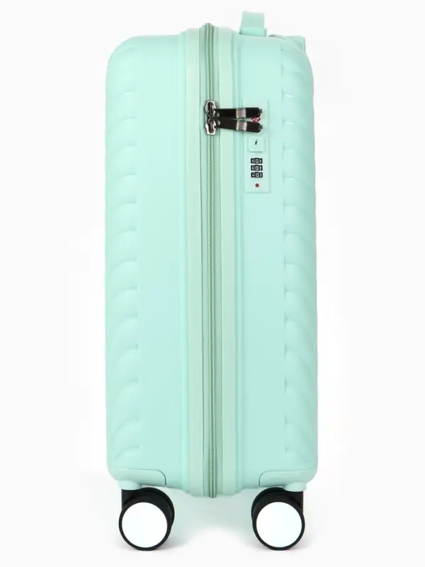 Чемодан на колёсах, 20", кодовый замок, 36&times;20&times;54 см, зелёный