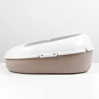 Лоток для кошек с бортом, сеткой и совком "Космо" 51,9 x37,8 x 21,3 см, коричневый Лоток для кошек с бортом, сеткой и совком "Космо" 51,9 x37,8 x 21,3 см, коричневый