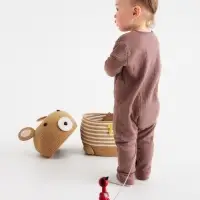 Корзина для игрушек SL Home &laquo;Медведь&raquo;, плетёная, ручной работы, 25&times;26&times;41 см, коричневая