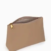 Сумка - мешок женская TEXTURA, на магните, с косметичкой, 34&times;12&times;27 см, бежевая