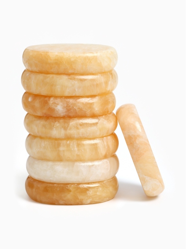 Камни для СПА 6*8 оливковый 8 шт