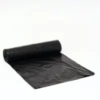 Мешки для мусора 240 л , ПВД, 40 мкм, 100 шт в рул, 86х120 см, цвет черный