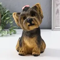 Копилка  Щенок Йорк, бежевый  21*13*20