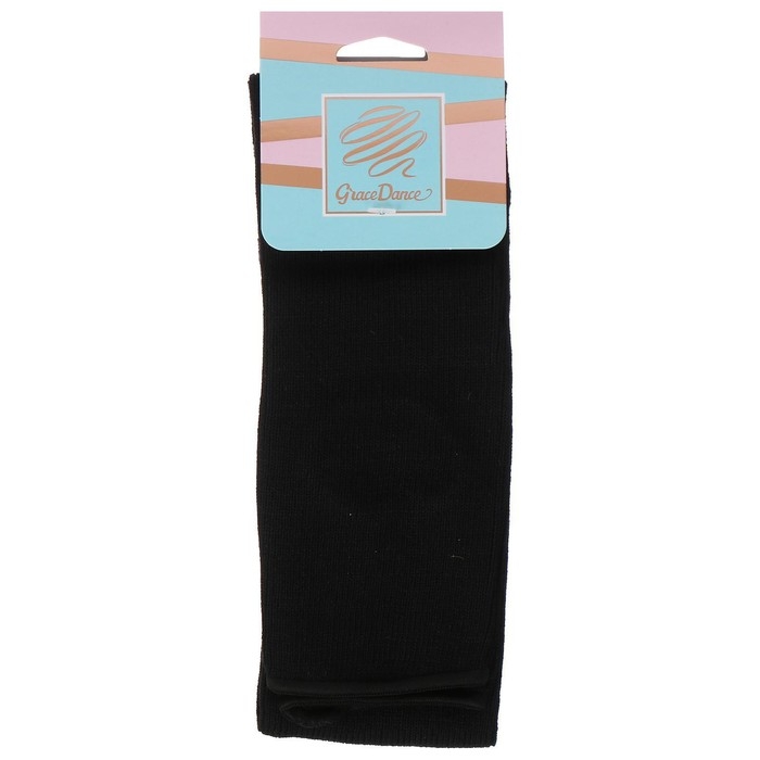 Гетры для танцев Grace Dance №5, длина 50 см, цвет чёрный Гетры для танцев Grace Dance №5, длина 50 см, цвет чёрный