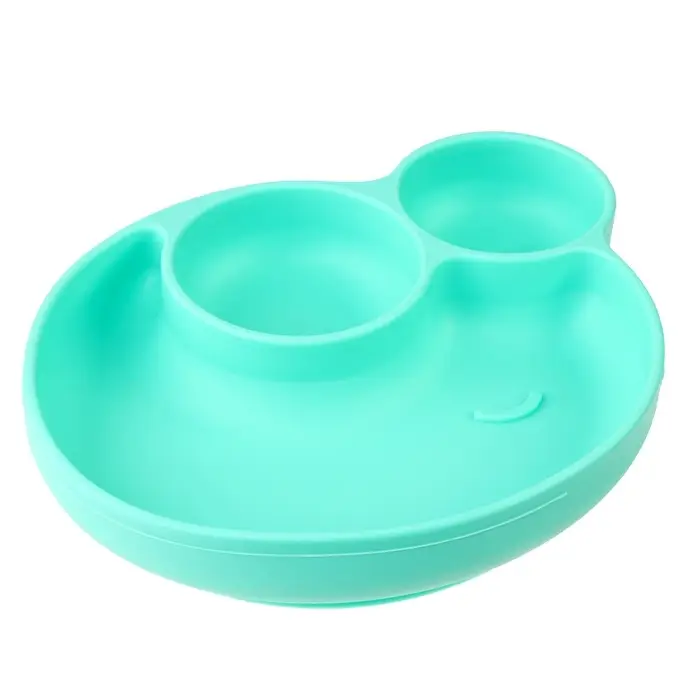 Тарелка детская на присоске &laquo;Лягушка&raquo;, силиконовая