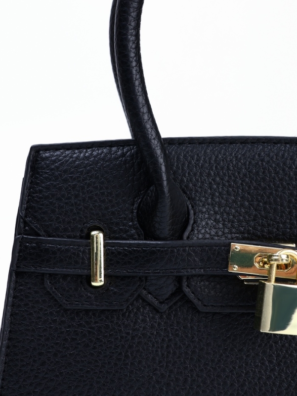 Сумка женская, 23*8*15, длин. ремень, отд. на молнии, черный