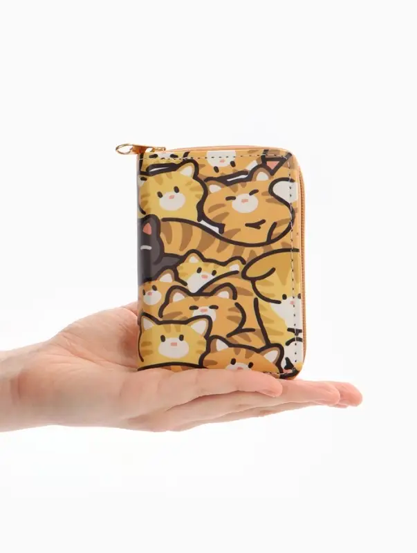 Кошелёк на молнии &laquo;Выбражулька&raquo;, цвет рыжий