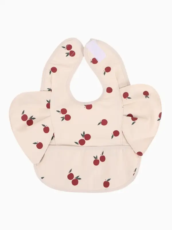 Нагрудник для кормления, непромокаемый с карманом, бежевый M&B