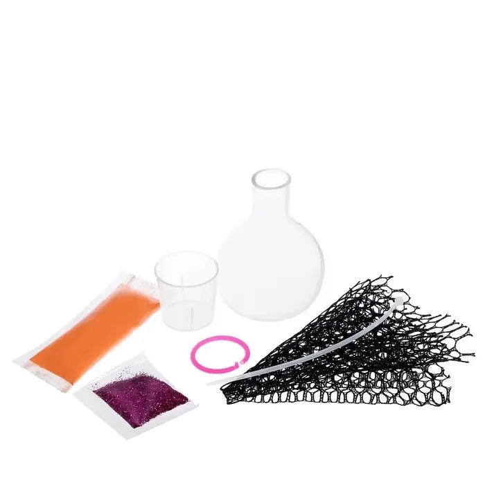 Набор для опытов Набор для опытов "Мялка в сетке с блестками", желтый, пакет