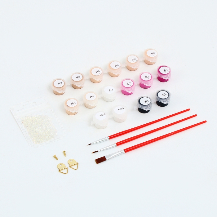 Картина по номерам «Женские штучки», 7 цветов, с кристаллами из хрусталя, 40 × 50 см Картина по номерам «Женские штучки», 7 цветов, с кристаллами из хрусталя, 40 × 50 см